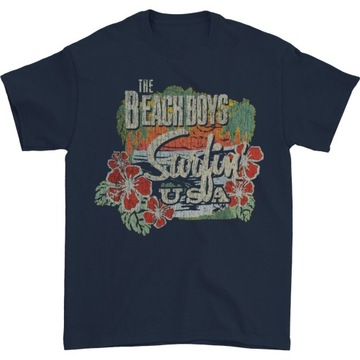 KOSZULKA Beach Boys Surfin USA Tropical Cotton T-Shirt