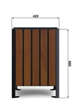 Урна для мусора Сад Парк Муниципальный Промык I