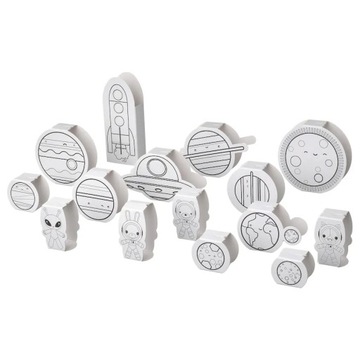 IKEA AFTONSPARV Szablony kartonowe 15 szt. KOSMOS