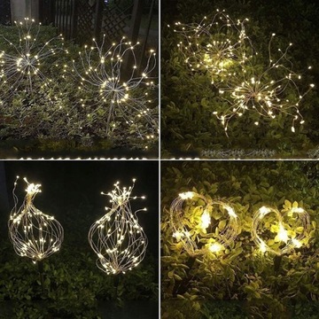 4X СОЛНЕЧНАЯ ЛАМПА ДЛЯ УКРАШЕНИЯ САДА DANDULARS 150 LED