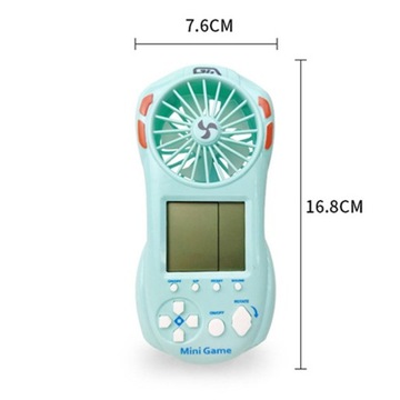 Электронная игровая консоль с небольшим портативным вентилятором