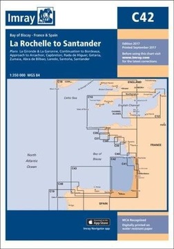 Imray CHART C42: LA ROCHELLE TO SANTANDER (C SERIE