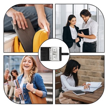 Карманный набор для бюджетной папки А6 из ПУ.