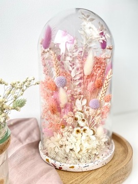 Klosz Broom bloom pink kwiaty prezent Miła Odmiana