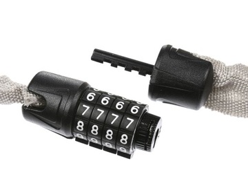 ВЕЛОСИПЕДНЫЙ ЗАМОК DUNLOP, КОДОВОЙ ЗАМОК, ЦЕПЬ