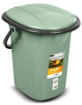 TOALETA PRZENOŚNA TURYSTYCZNA WIADRO WC 19L GREENBLUE GB320GG