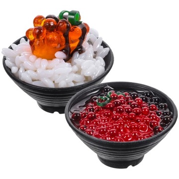 SYMULOWANE SUSHI RYŻOWE FAŁSZYWE POKARMY 2 SZT