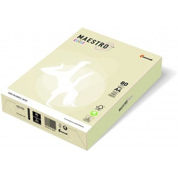 Papier xero A4 80g MAESTRO COLOR BE66 wanilia past