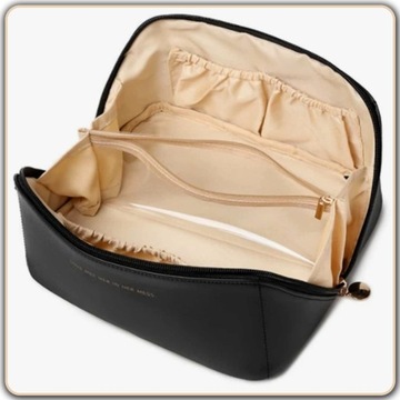 ЖЕНСКАЯ КОЖАНАЯ ДОРОЖНАЯ СУМКА ДЛЯ КОСМЕТИКИ.