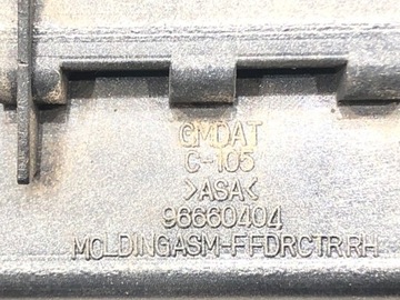 MŘÍŽKA SMĚROVKA BLATNÍKU PRAVÝ PŘEDNÍ 96660404 OPEL ANTARA A 06-11