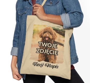 Eko Torba TWÓJ WŁASNY NADRUK ZDJĘCIE NAPIS LOGO KREATOR PREZENT