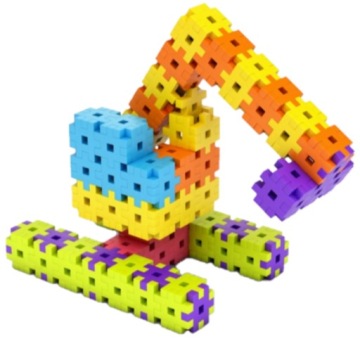 СТРОИТЕЛЬНЫЕ БЛОКИ MELI Basic пластины 600 элементов