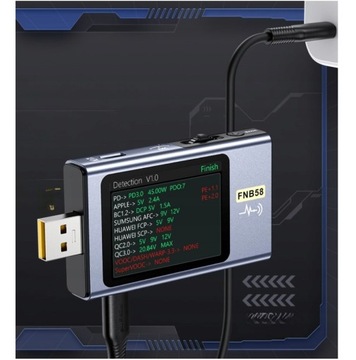 FNIRSI-FNB58 USB-тестер Вольтметр Амперметр с Bluetooth