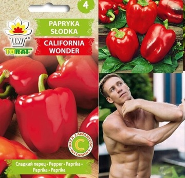 NASIONA WARZYW PAPRYKA CALIFORNIA WONDER CZERWONA