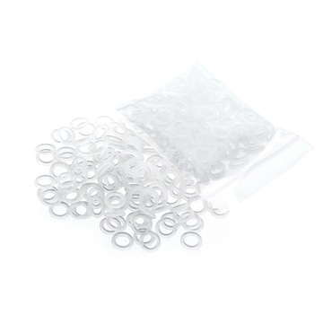 108 Pcs White Keycaps Rubber O-Ring Switch Sound Dampeners Replace Part