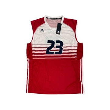 Koszulka czerwona USA 23 Adidas VOLLEYBALL XL