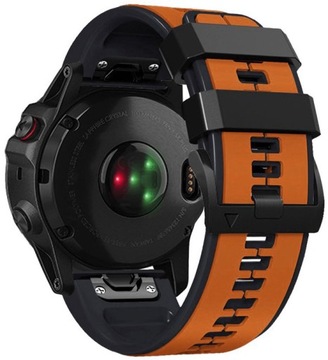 POMARAŃCZOWO-CZARNY Pasek Garmin Fenix 6X PRO