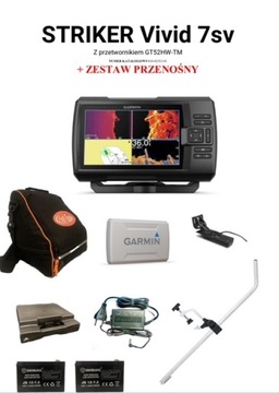 Garmin Striker Vivid7sv z GT52HW ZESTAW