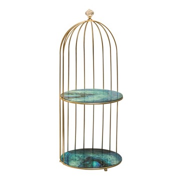 .Rack Display Stand Organizer green stone 2 Tier