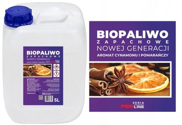 BIOETANOL BIOPALIWO BIO PALIWO ZAPACHOWE BIOKOMINEK CYNAMON POMARAŃCZA 5L