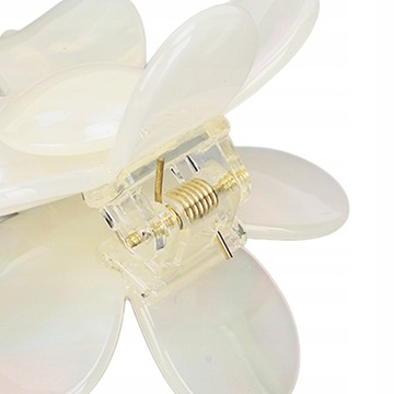 Зажим для волос из ацетатного пластика в форме цветка