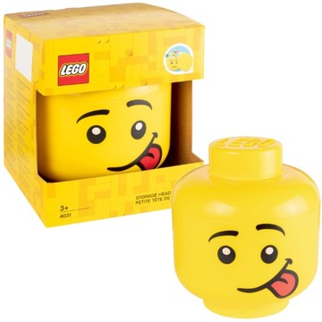 LEGO POJEMNIK GŁOWA KLOCKI GŁUPTASEK MINI ø10cm 40331726 XS 0,36L