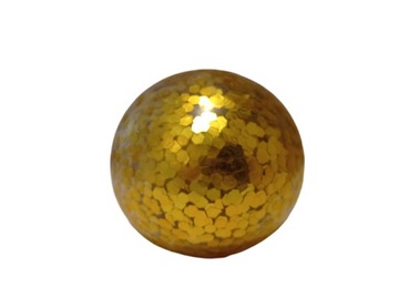 ЗОЛОТОЙ БЛЕСКОВЫЙ ШАР ЛИПКИЙ GNIOTEK XXL