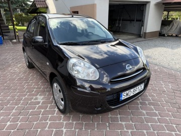 Nissan Micra IV Hatchback 5d 1.2 80KM 2011 Nissan Micra TYLKO 134tyśkm 1WŁAŚCICIEL 1.2B CLIMATRONIC 2011 ZADBANA Tekna, zdjęcie 2
