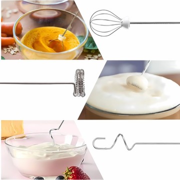 РУЧНОЙ МИКСЕР ДЛЯ ВЗБИВАНИЯ МОЛОКА, КОФЕ, ЭЛЕКТРИЧЕСКИЙ МИНИ-БЛЕНДЕР, 11000 об/мин.