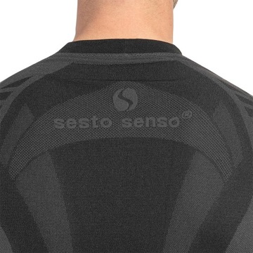 Koszulka termoaktywna Sesto Senso Thermo Active Graphit/Black D/R XXL