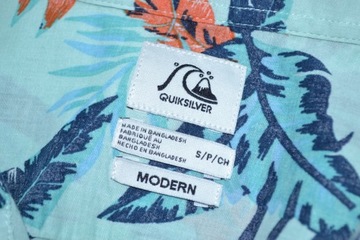 QUIKSILVER KOSZULA Z KRÓTKIM RĘKAWEM HAWAJKA S/M