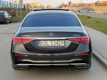 Mercedes Klasa S W223/V223 Sedan 2.9 400d 330KM 2020 MERCEDES Klasa S 400 d 4-Matic L AMG Line 9G-TRONIC Krajowy Bezwypadkowy, zdjęcie 4