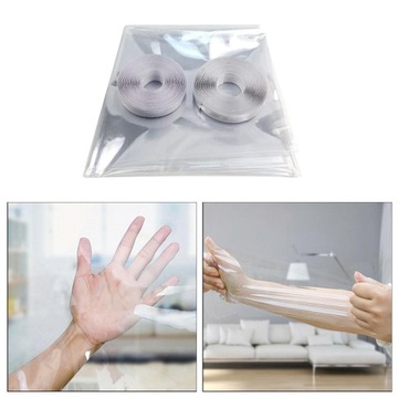 Прозрачная фольга по метрам, 0,1 х 0 см.