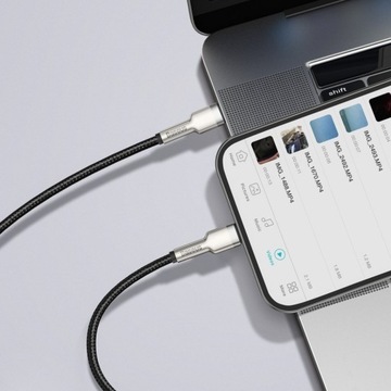 КАБЕЛЬ BASEUS USB TYPE C НА LIGHTNING ДЛЯ IPHONE PD 20ВТ 1М