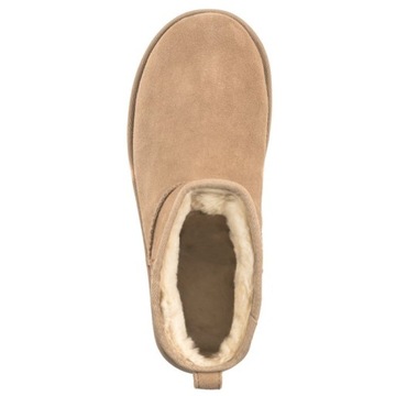 Damskie Botki na Platformie UGG Australia W Classic Ultra Mini Beżowe