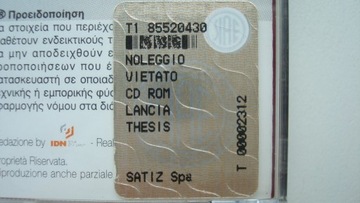 Руководство по ремонту Lancia Thesis на компакт-диске Lancia Thesis 03/2002 руководство по ремонту