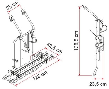 KUFR KOLA CARRY-BIKE VW T4 D FIAMMA