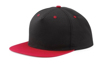CZAPKA CZAPECZKA Z PŁASKIM DASZKIEM RETRO ZAPIĘCIE SNAPBACK FULL CAP