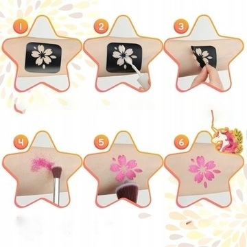 НАБОР ТАТУ С БЛЕСКАМИ XXL