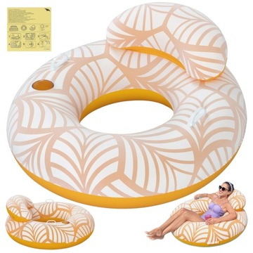 БОЛЬШОЕ бархатное КОЛЕСО ДЛЯ ПЛАВАНИЯ СИЛЬНО меняет цвет в воде Bestway 43643