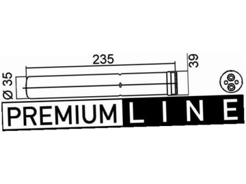 MAHLE AD 259 000P SUŠIČ KLIMATIZACE