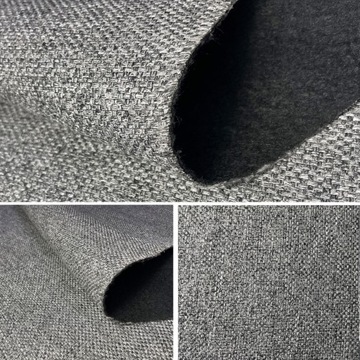 TKANINA OBICIOWA MEBLOWA MATERIAŁ TAPICERSKI KRZESŁA SZARA SOFA 0,5 mb