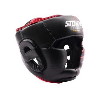 Боксерский шлем StormCloud Lynx Черный-Красный S/M