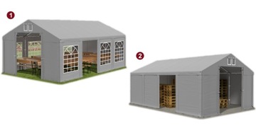 Гаражная палатка 4x8 MAGNUS, РАЗНЫЕ ЦВЕТА