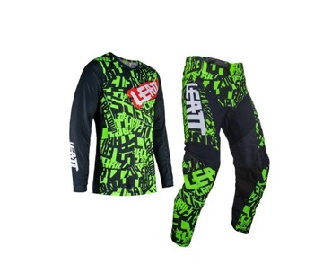 Leatt strój moto cross enduro atv Lime XL