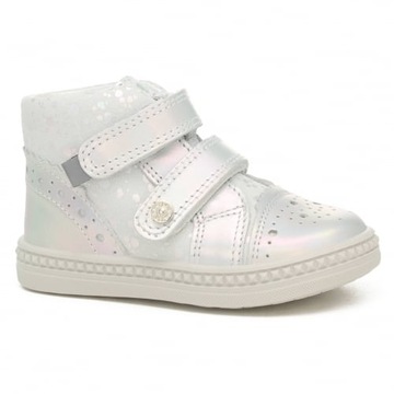 BUTY DZIECIĘCE dziewczęce WYGODNE skórzane TRZEWIKI sneakers BARTEK r. 22