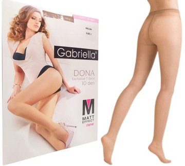 Rajstopy GABRIELLA Mat Effect Dona 10 den Melisa 3