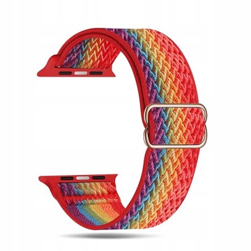 TĘCZOWY PASEK DO APPLE WATCH 4 5 7 8 SE 38/40/41mm