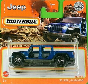 Matchbox mały samochodzik AUTKO JEEP GLADIATOR