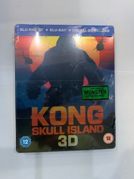 Kong: Wyspa Czaszki Blu-Ray 3D + 2D Steelbook PL
